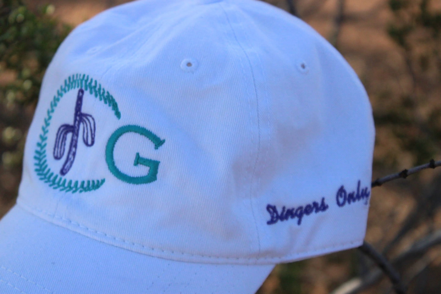 Cacti Guy "Dingers Only Club" White Snake Dad Hat