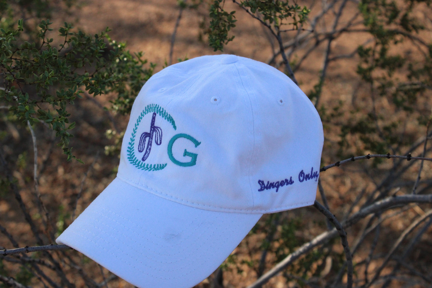 Cacti Guy "Dingers Only Club" White Snake Dad Hat