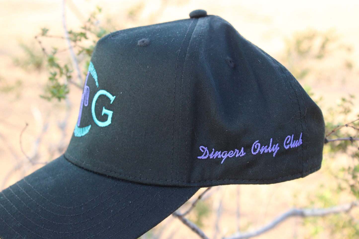 Cacti Guy "Dingers Only Club" Night Snake Baseball Hat