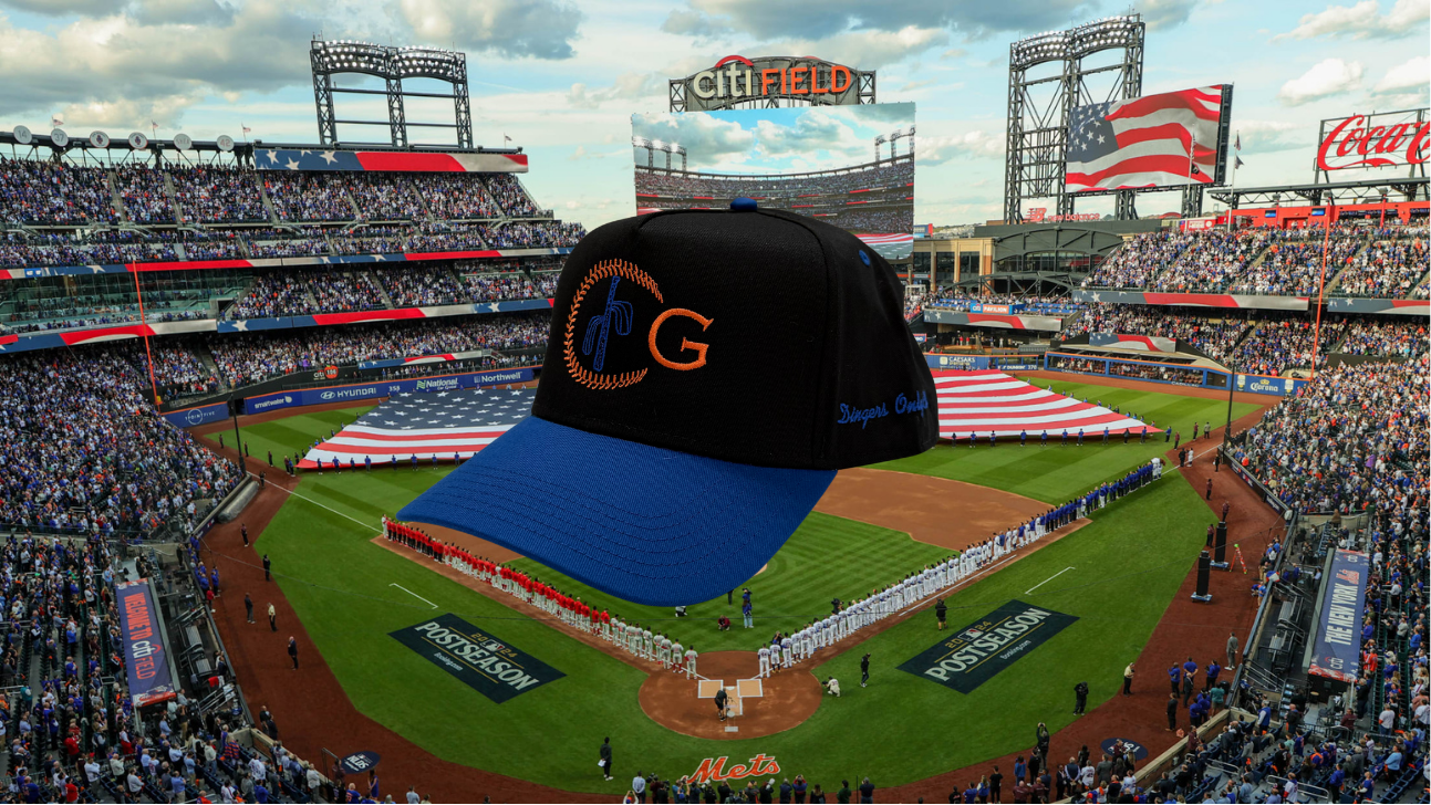 Cacti Guy "Dingers Only Club" Black & Blue New York Baseball Hat
