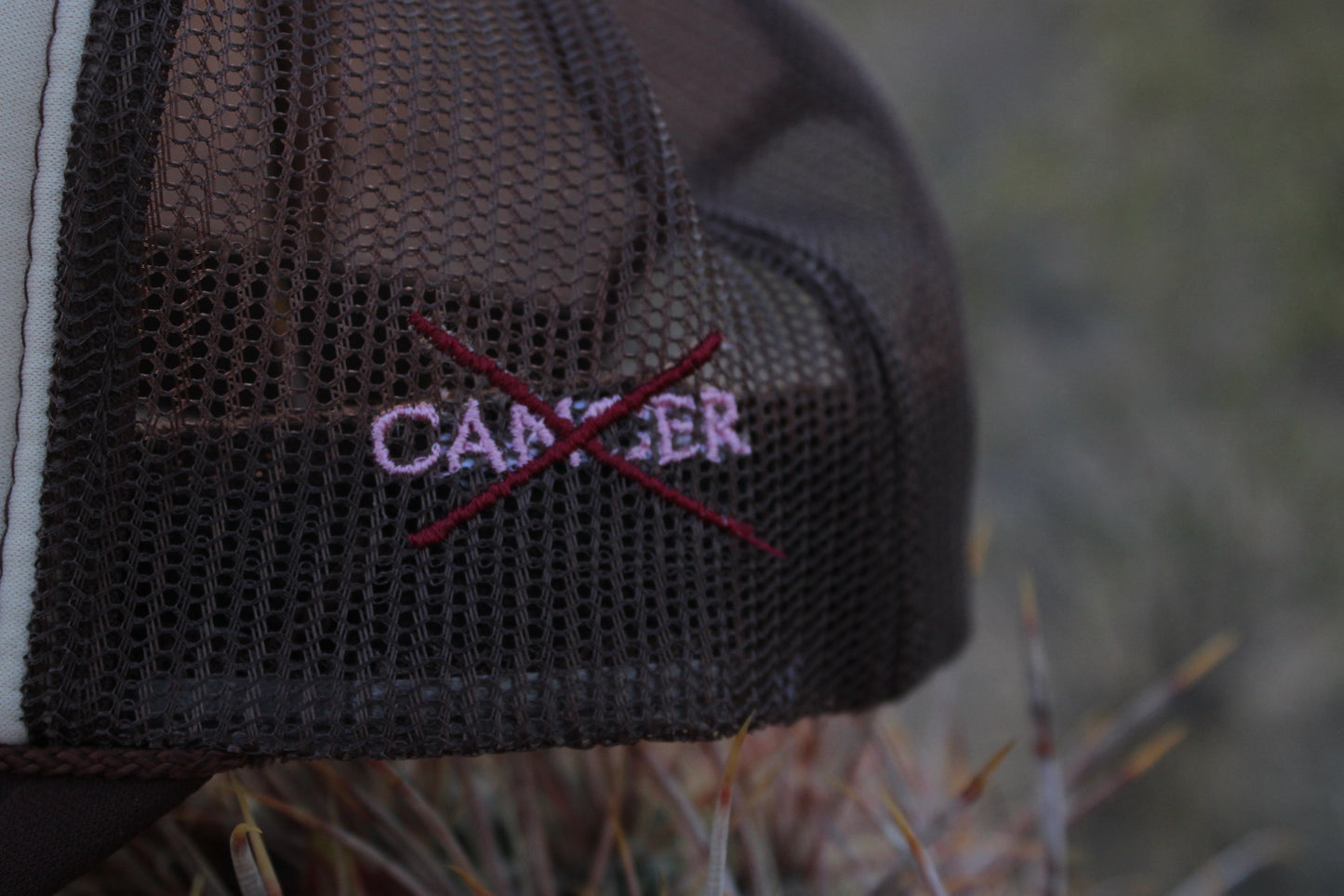 Cactus Queen Brown & Tan Foam Trucker Hat