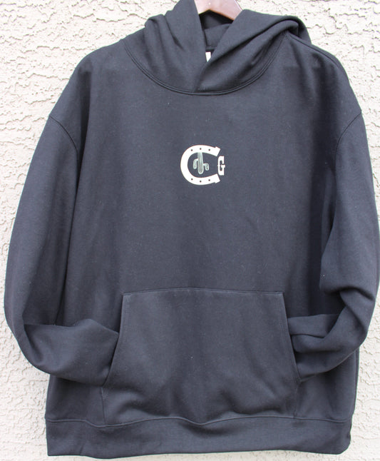 Cacti Guy Black Cactus Heavyweight Hoodie