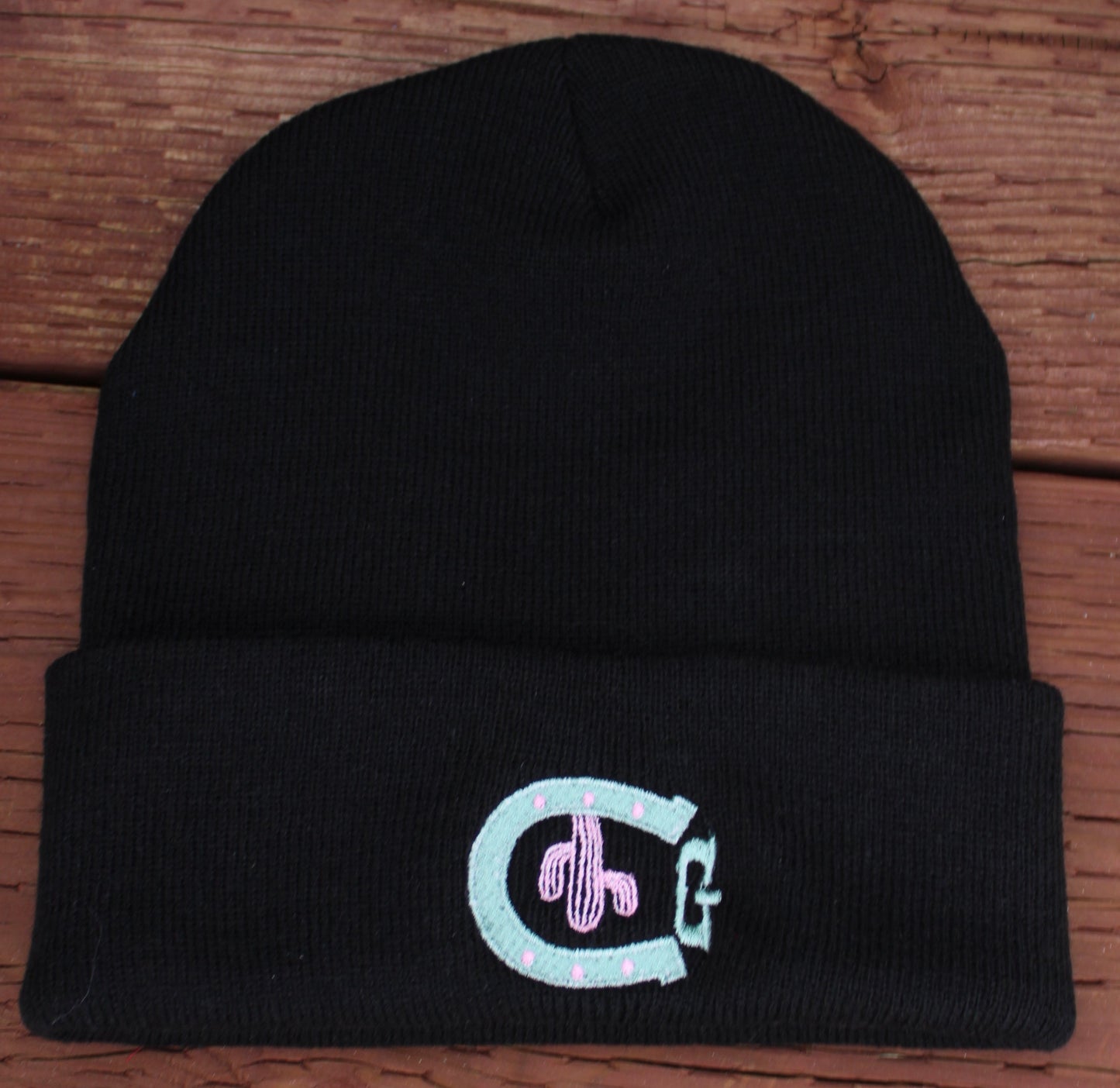 Cacti Guy Horsehoe CG Beanie Pink Sage