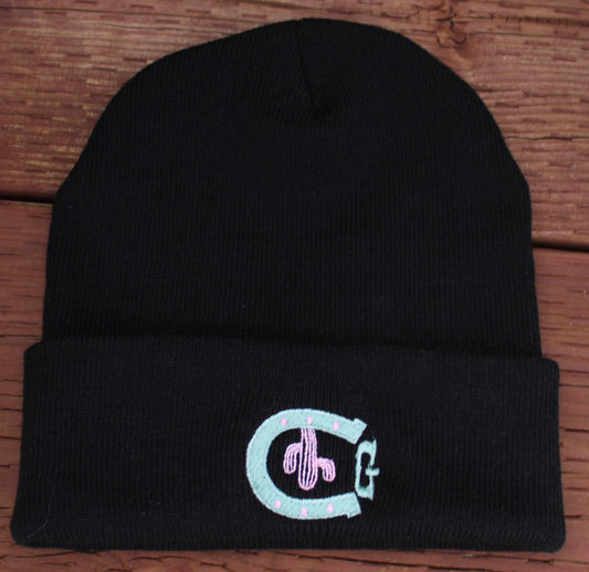 Cacti Guy Horsehoe CG Beanie Pink Sage