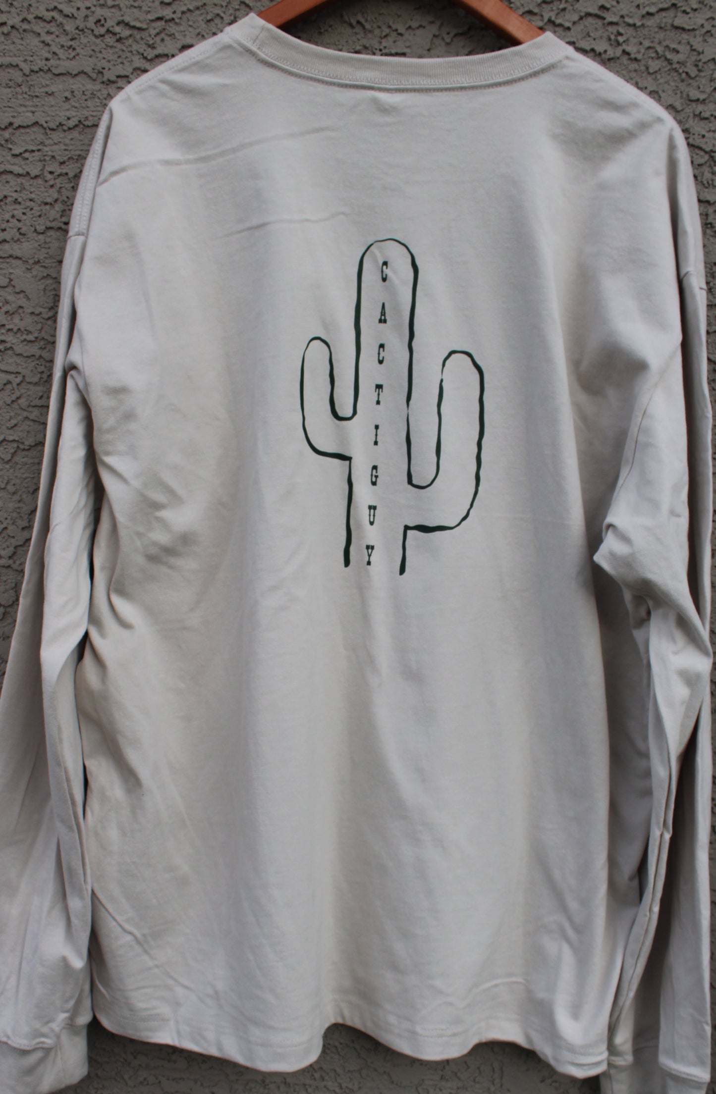 Cacti Guy Sand Long Sleeve Shirt