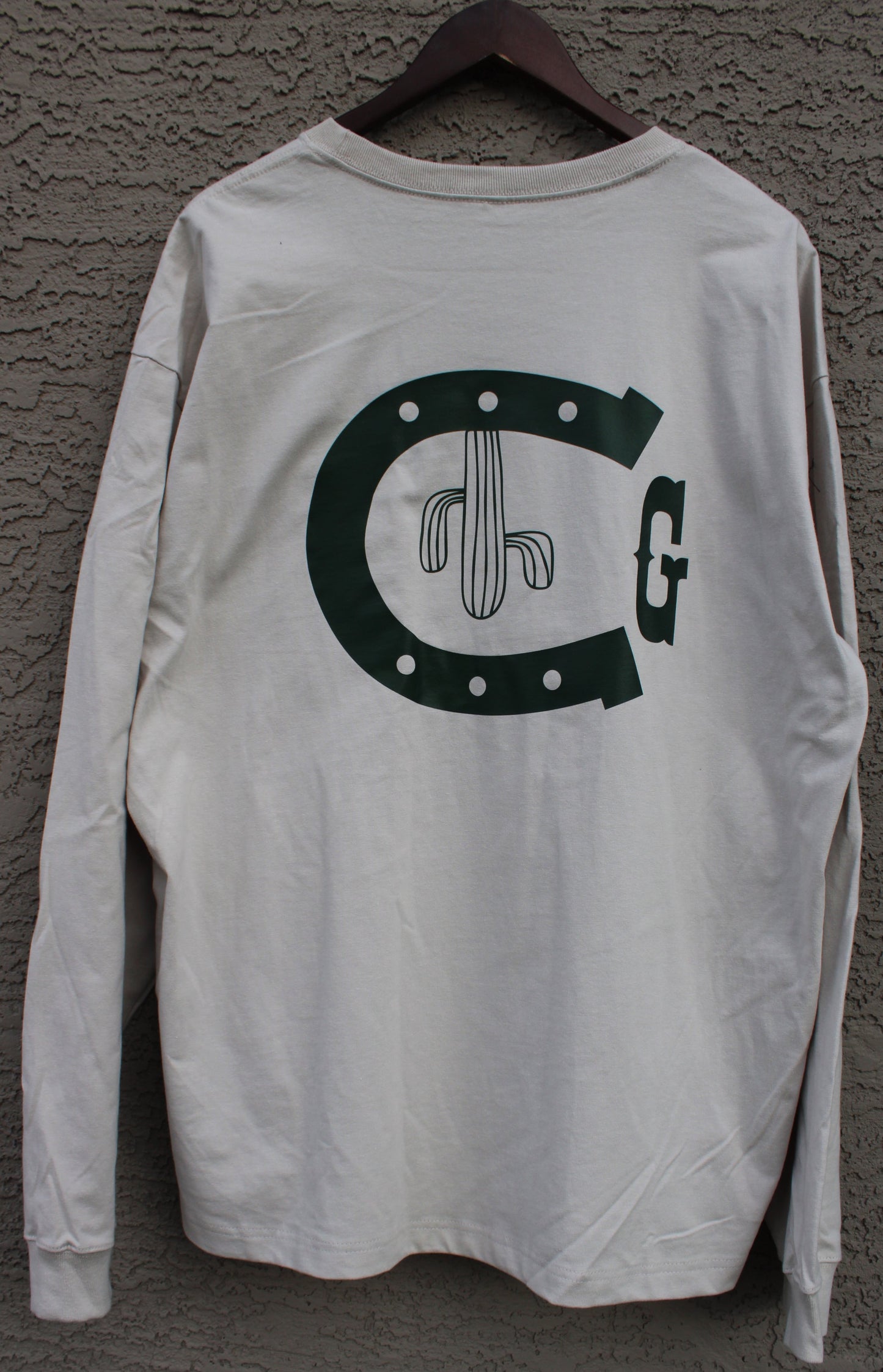 Cacti Guy Sand Long Sleeve Shirt