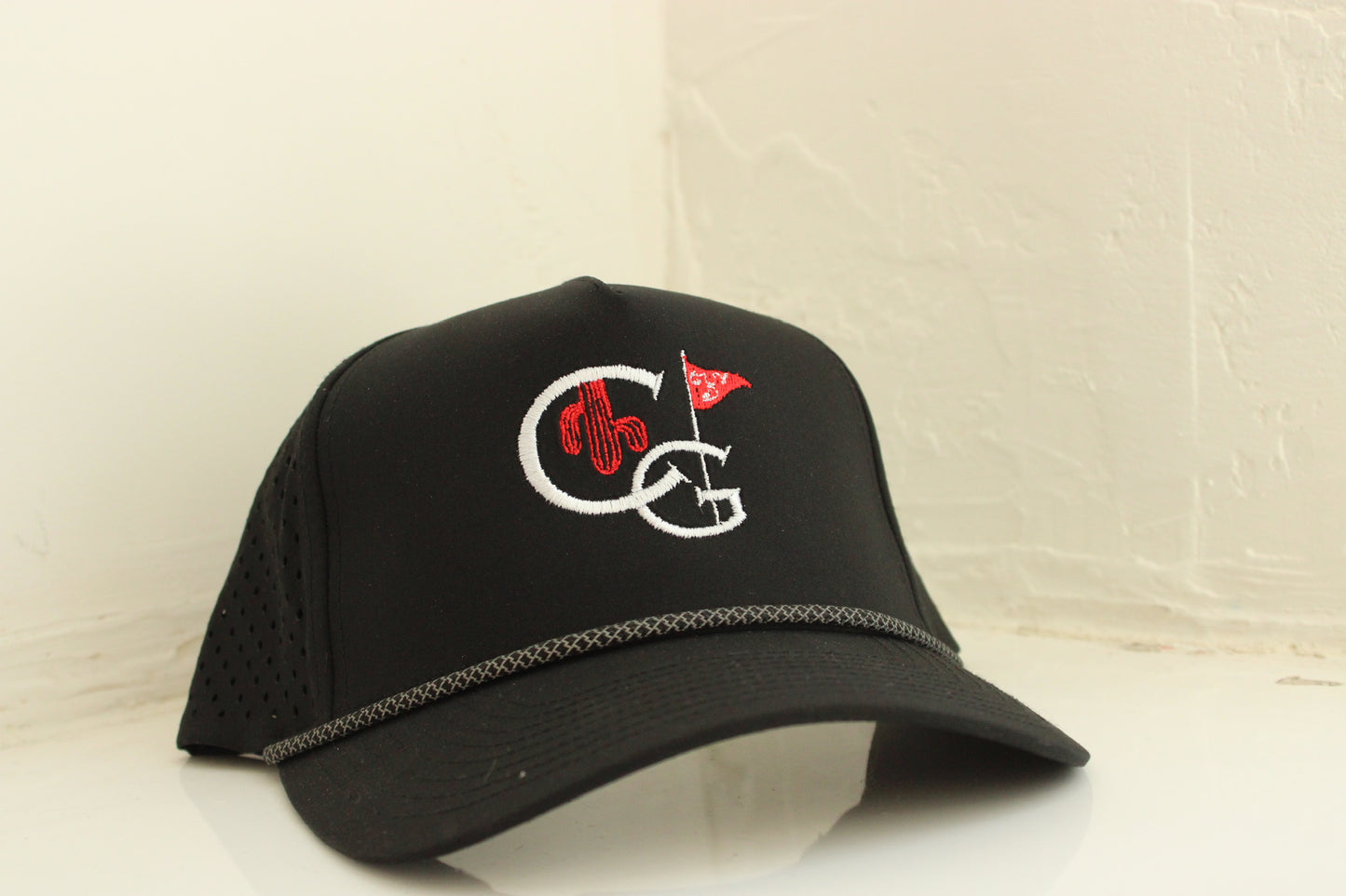 Cacti Guy Country Club Black Rope Hat