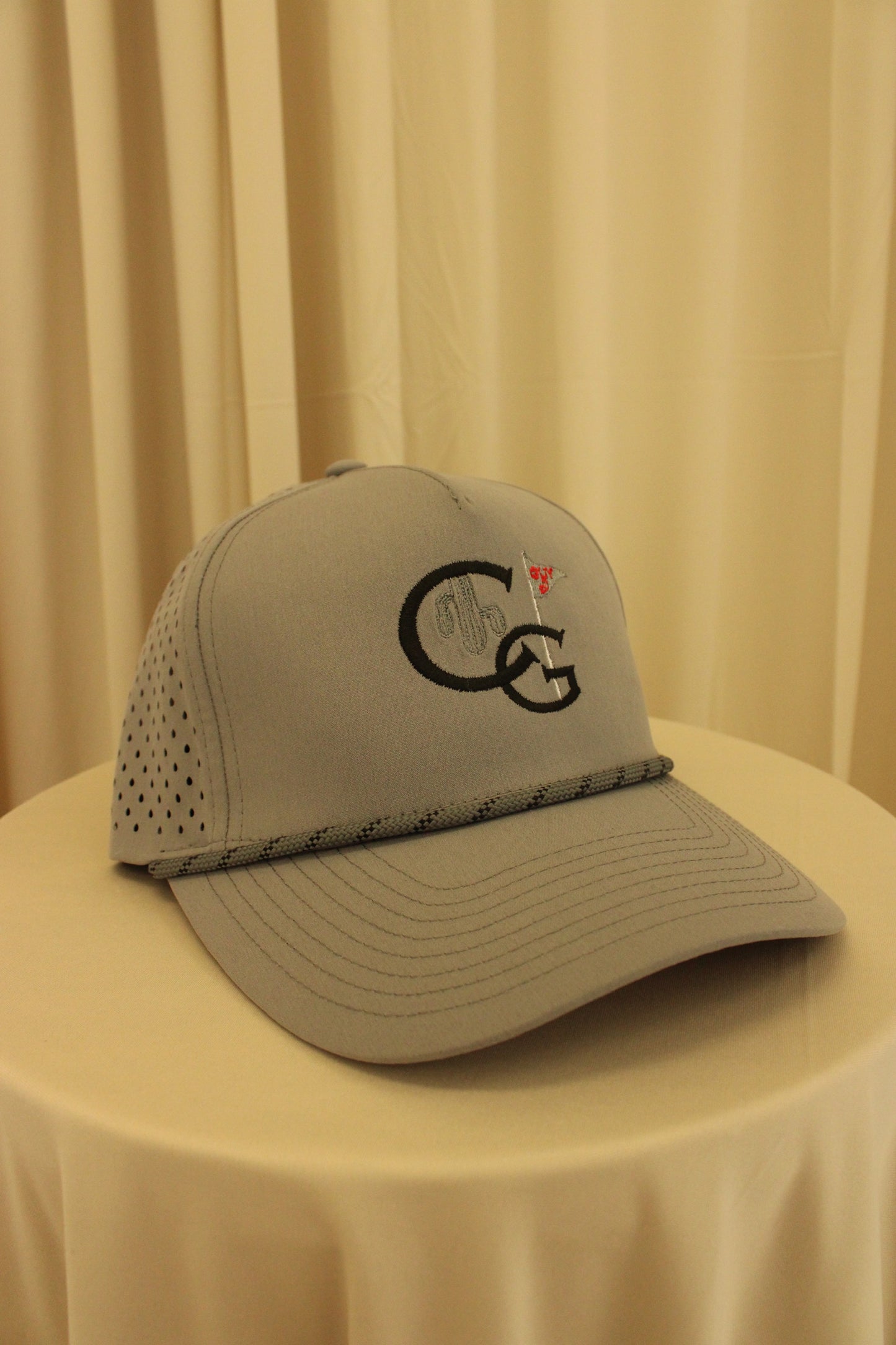 Cacti Guy Country Club Gray Rope Hat