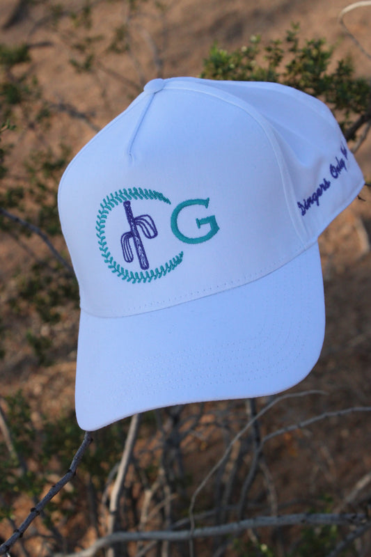 Cacti Guy "Dingers Only Club" White Snake Baseball Hat