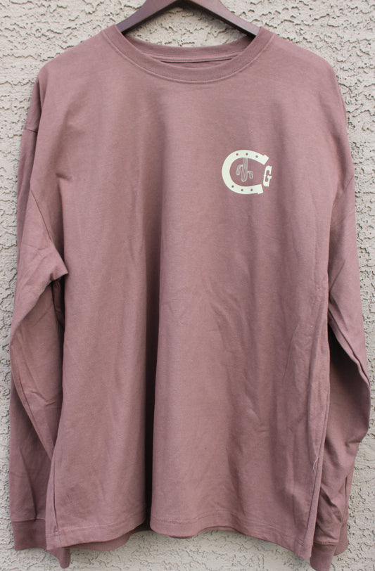 Cacti Guy Cocoa Long Sleeve Shirt