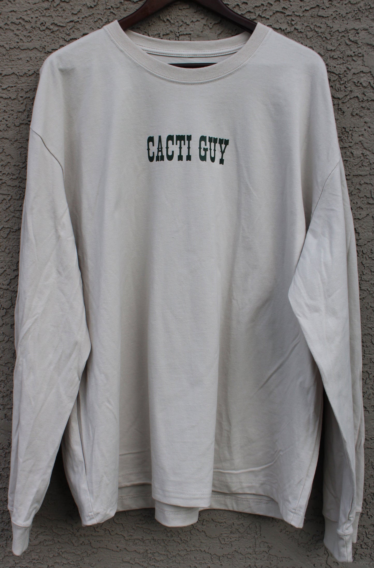 Cacti Guy Sand Long Sleeve Shirt