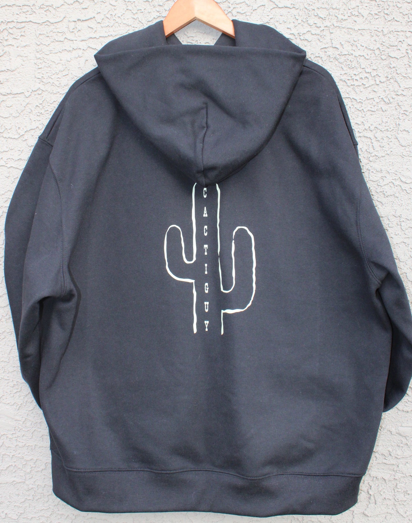 Cacti Guy Black Cactus Heavyweight Hoodie