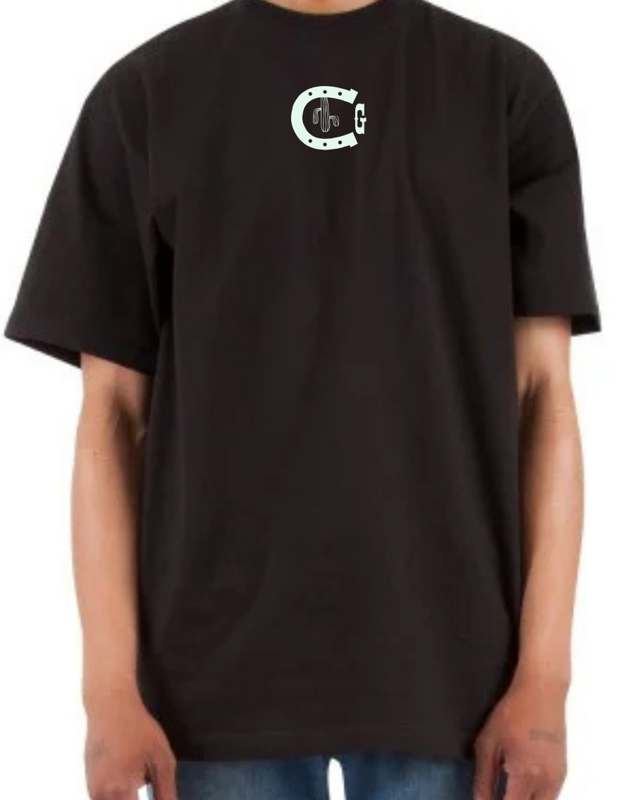 Cacti Guy Mint Horseshoe Logo T-Shirt