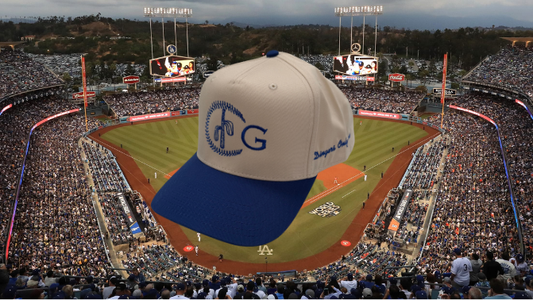 Cacti Guy "Dingers Only Club" Blue & White LA Baseball Hat