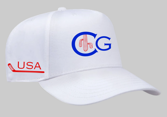 Cacti Guy USA OG Triple Deke White Cap